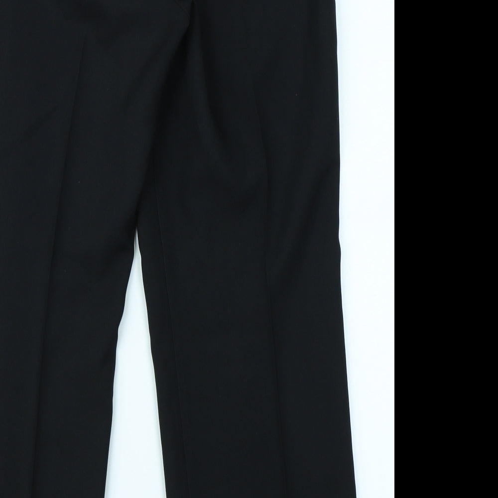 M&S Woman Womens Black Trousers Size 14 L26 in