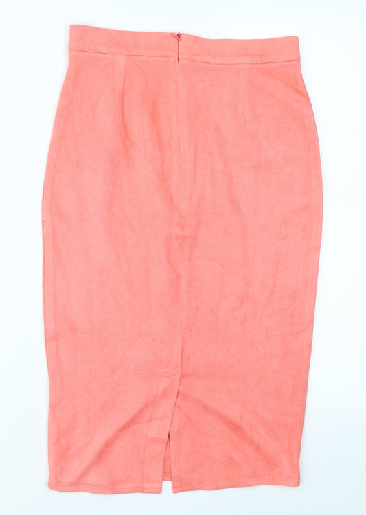 Missguided Womens Pink Straight & Pencil Skirt Size 6