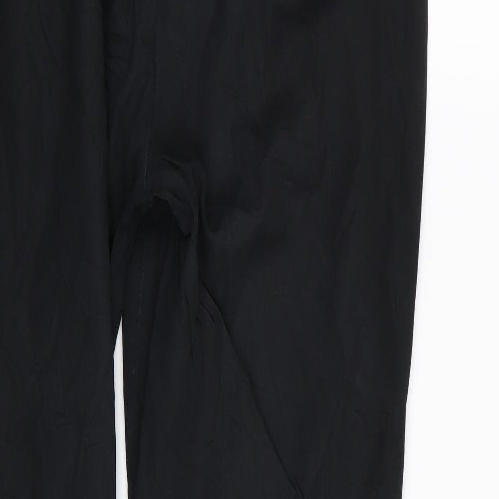 prsay Womens Black Trousers Size 8 L30 in