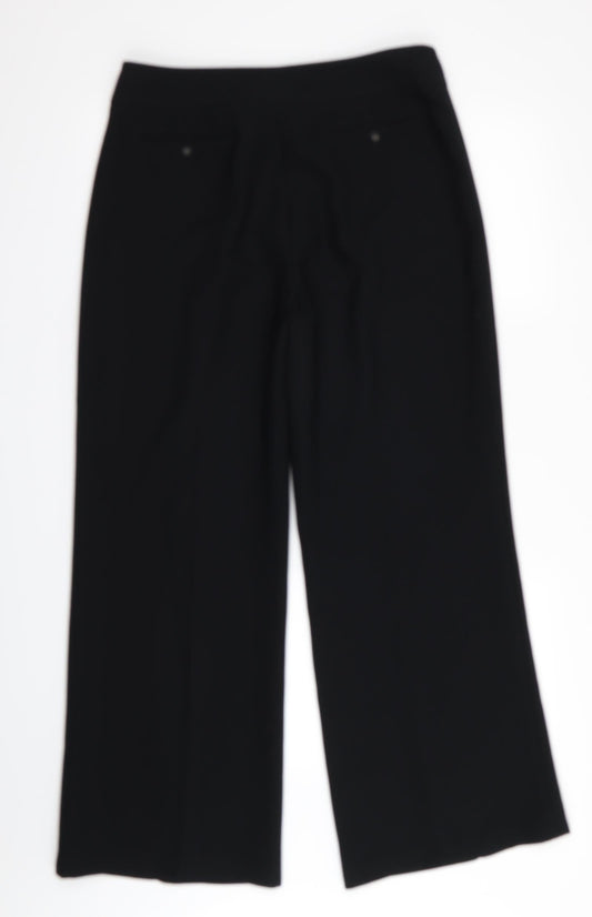 NEXT Womens Black Trousers Size 12 L30 in