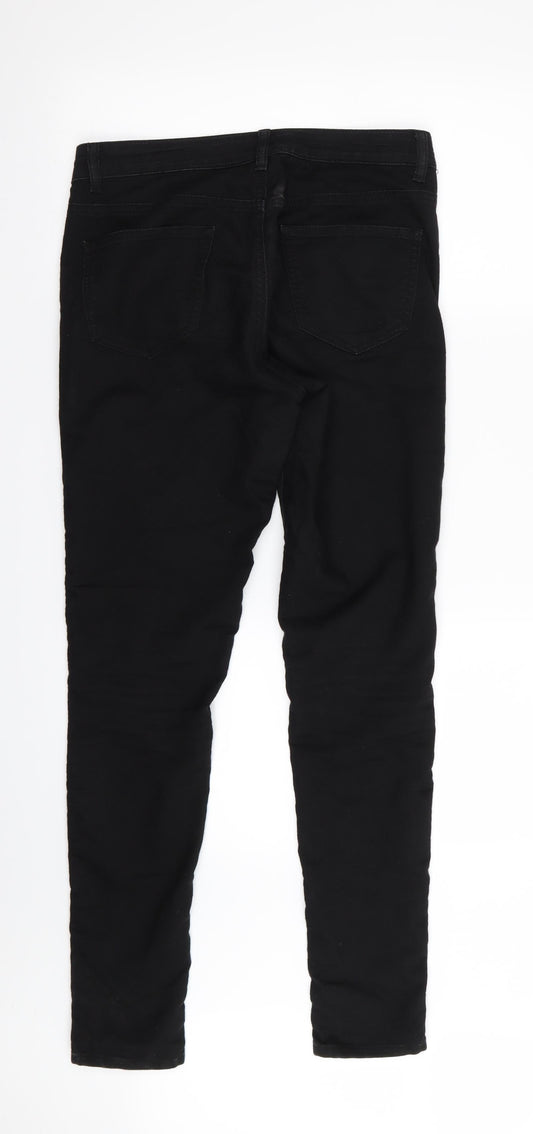WAREDENIM Womens Black Skinny Jeans Size 12 L31 in