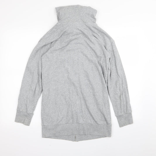 Divided by H&M Womens Grey Full Zip Jumper Size XS