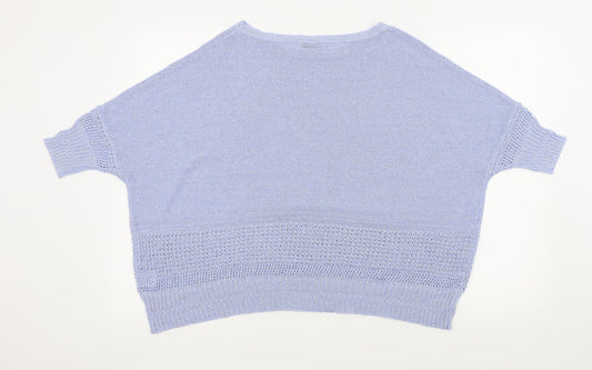 Artigiano Womens Blue Pullover Jumper Size M