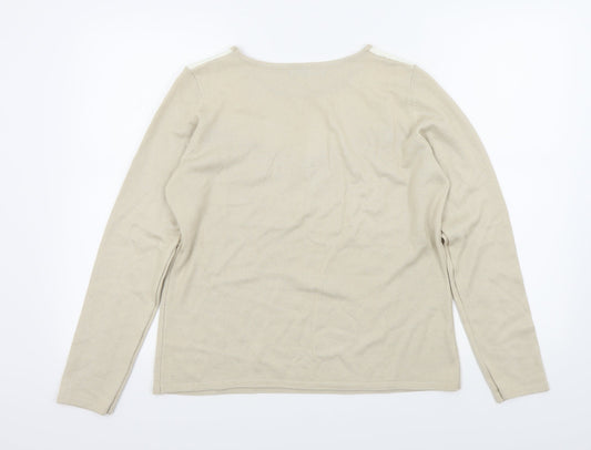 Bonmarché Womens Beige Pullover Jumper Size S