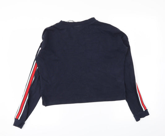 H&M Girls Blue Pullover Jumper Size 12-13 Years