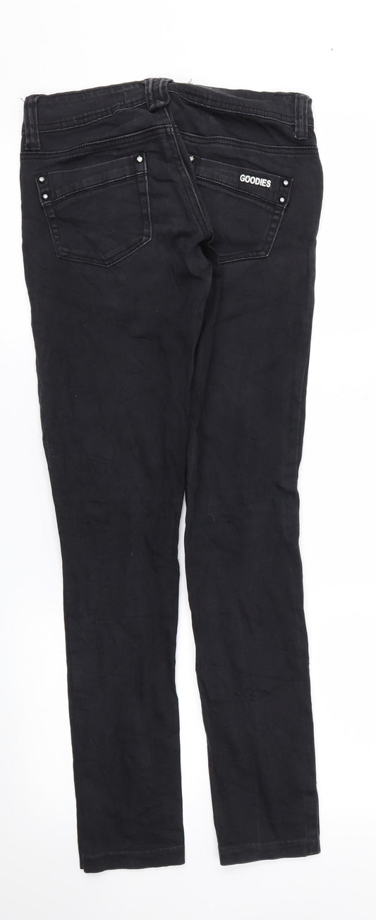 Preworn Womens Black Skinny Jeans Size 8 L29 in