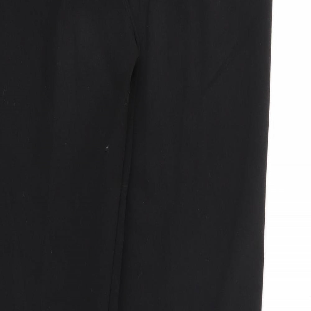 M&CO Womens Black Trousers Size 12 L29 in