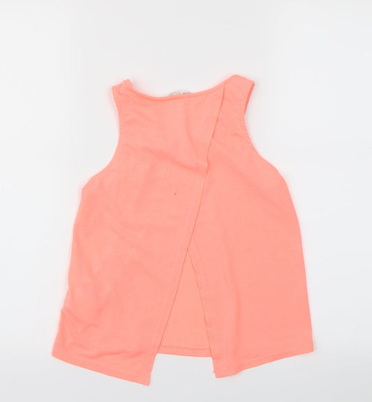 H&M Girls Pink Basic T-Shirt Size 9-10 Years