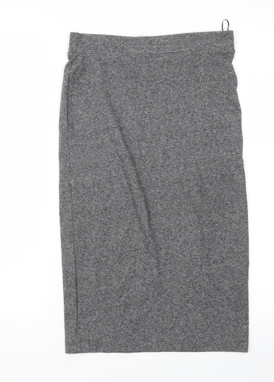 H&M Womens Grey A-Line Skirt Size S - Stretch waistband