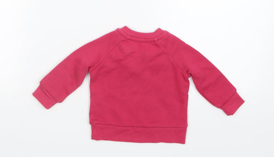 Primark Girls Pink Pullover Jumper Size 0-3 Months