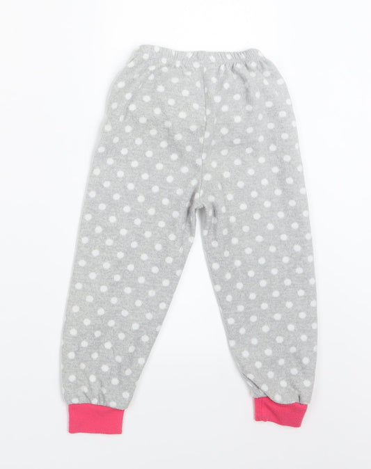 Young Dimension Girls Grey Spotted Capri Pyjama Pants Size 3-4 Years