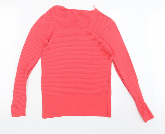 Vida Vi Womens Pink Pullover Jumper Size S