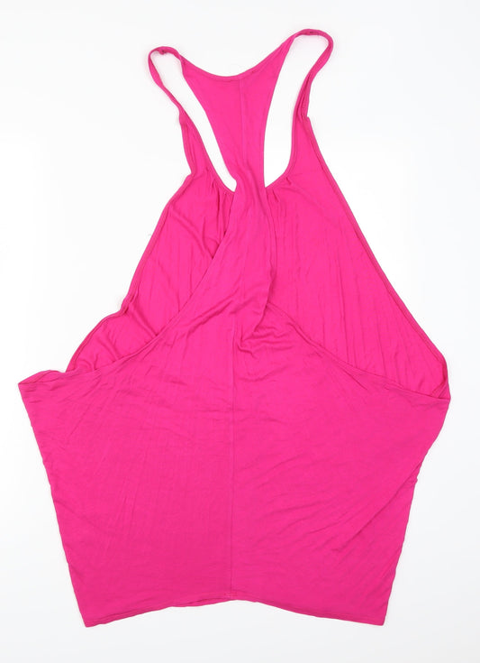 New Look Womens Pink Basic Tank Size 14