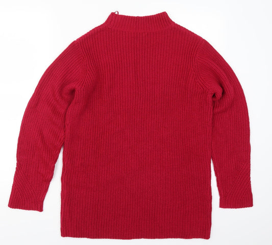 Damat Womens Pink Pullover Jumper Size 14