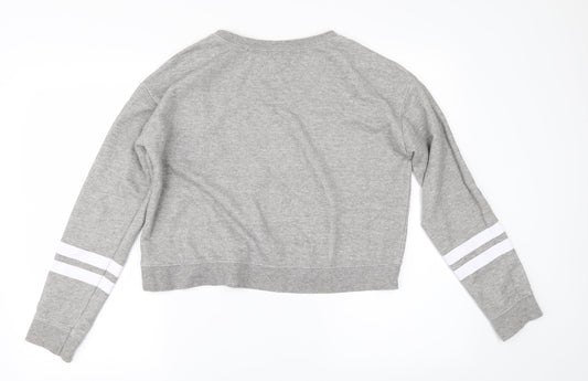 New Look Girls Grey Pullover Sweatshirt Size 12-13 Years - Miami 96