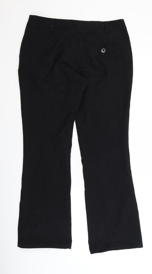 NEXT Womens Black Dress Pants Trousers Size 12 L29 in