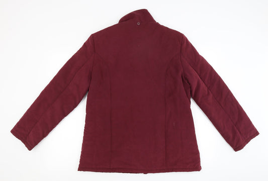 BHS Womens Red Parka Coat Size 14