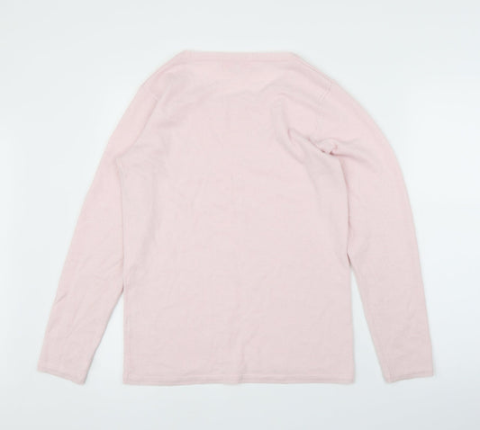 Julipa Womens Pink Pullover Jumper Size 10