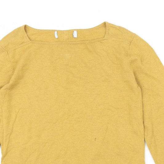 NEXT Womens Yellow Basic Blouse Size 6
