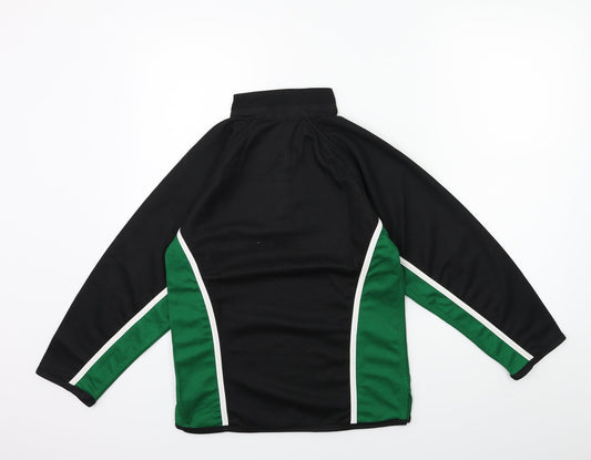 Falcon Mens Black Polo Size S