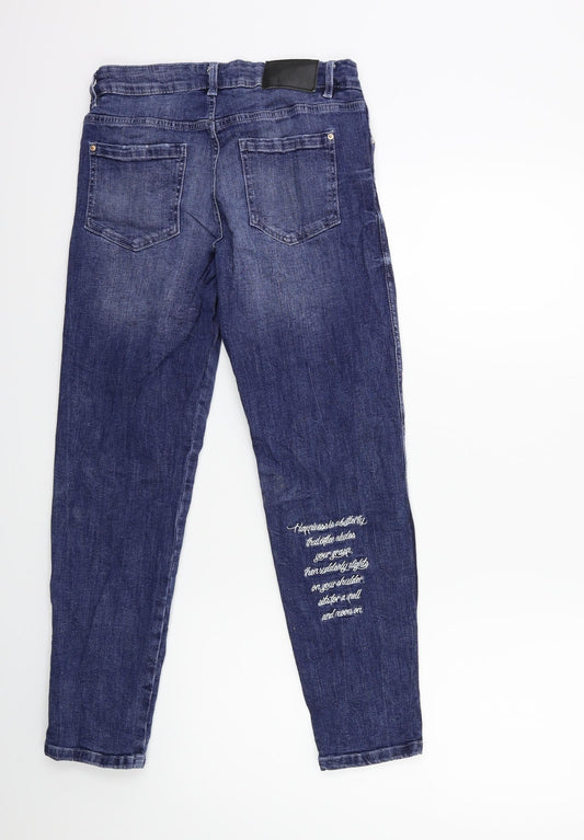 Mohito Womens Blue Denim Skinny Jeans Size 6 L26 in