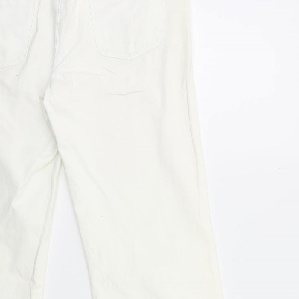 priciples Womens White Denim Cropped Jeans Size 10 L23 in