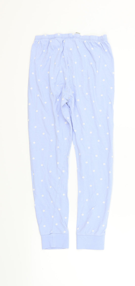 George Girls Blue Polka Dot Snow Pants Trousers Size 9-10 Years