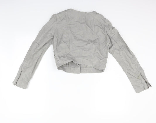 Divided Womens Grey Jacket Coat Size 10