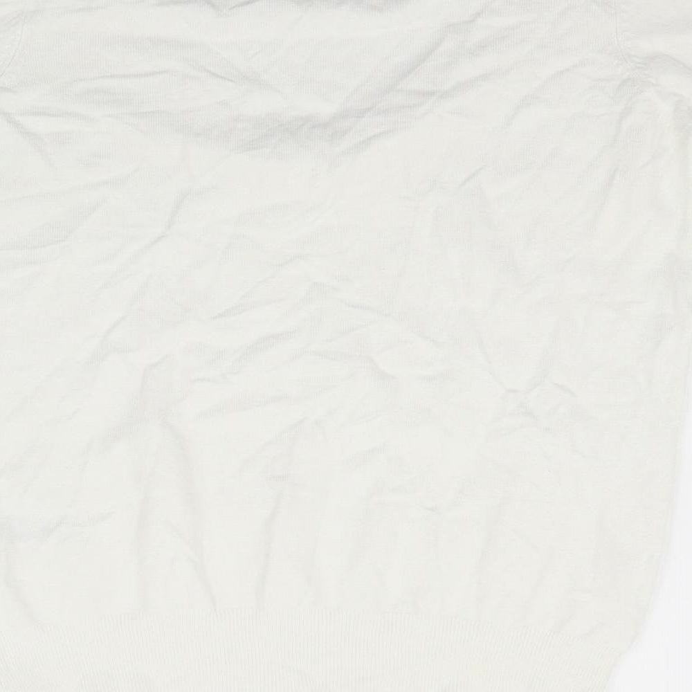 Marks and Spencer Womens White Pullover Jumper Size 10
