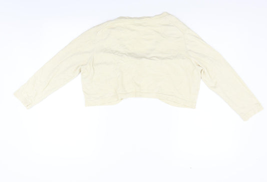Marks and Spencer Womens Beige Cardigan Jumper Size 18