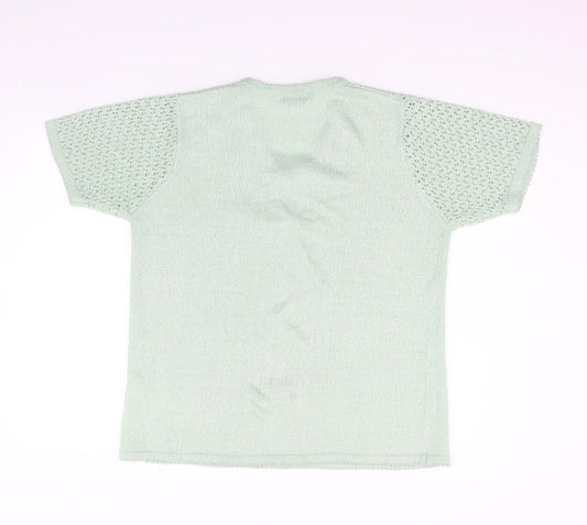 Bonmarché Womens Green Pullover Jumper Size M