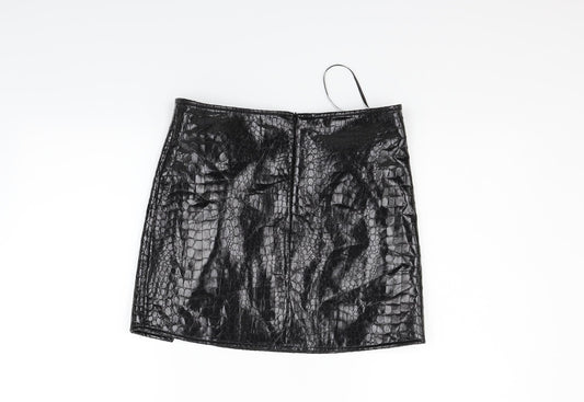 Motel Womens Black Flare Skirt Size S