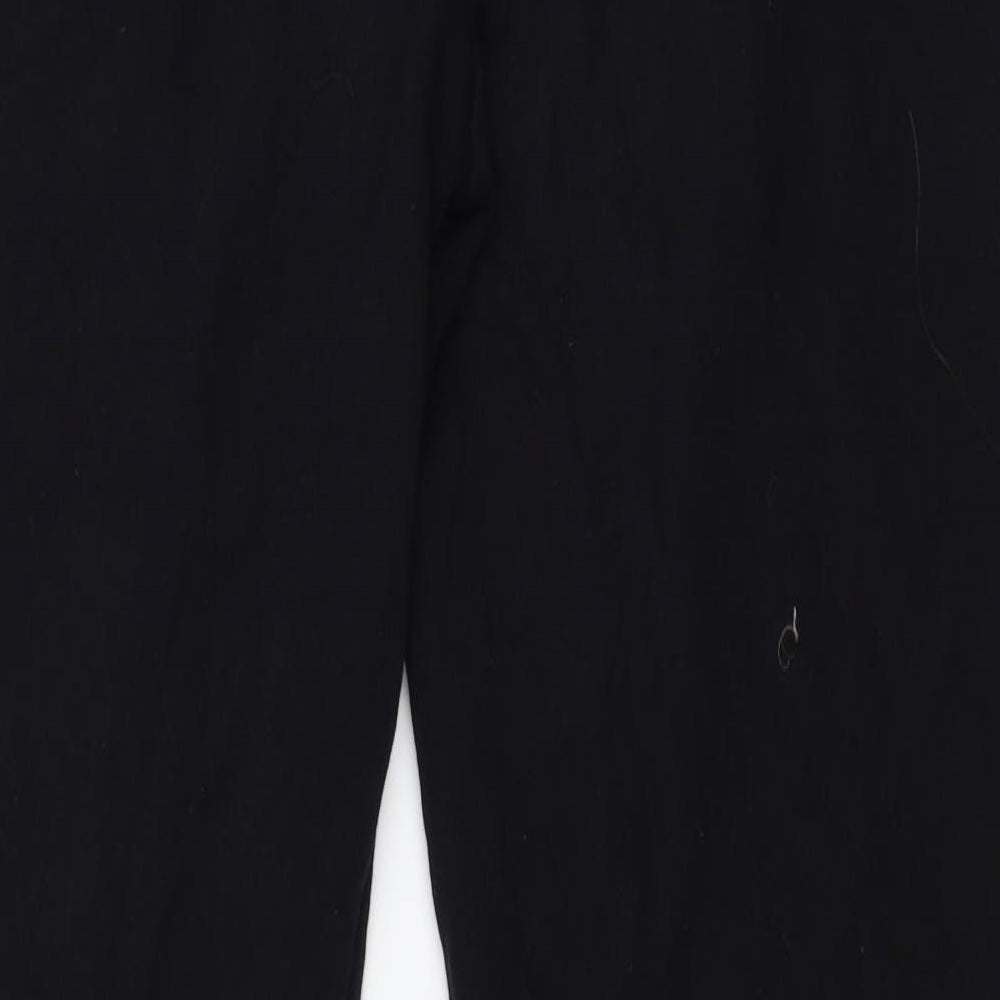 Papaya Womens Black Sweatpants Trousers Size S L28 in