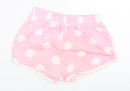 TU Girls Pink Polka Dot Hot Pants Shorts Size 6 Years