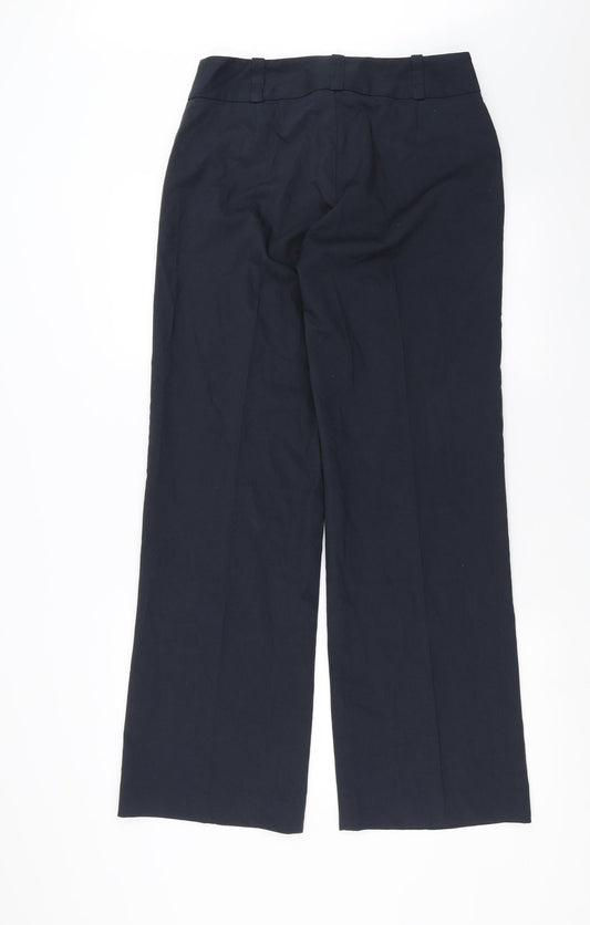 ICONA Womens Blue Trousers Size 12 L31 in