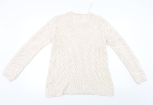 New Look Womens Beige Pullover Jumper Size 10