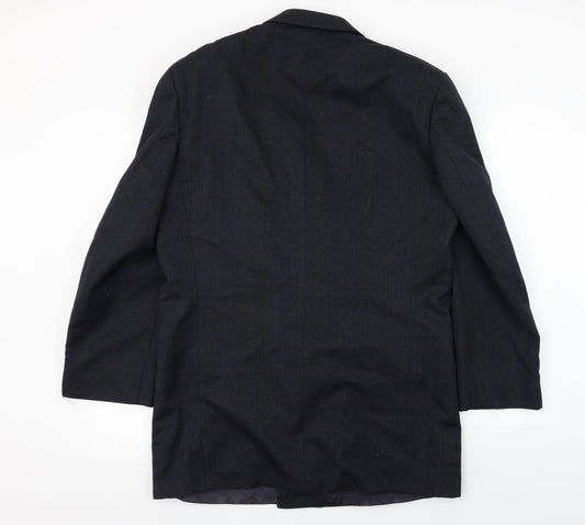 Marks and Spencer Mens Black Jacket Blazer Size 40
