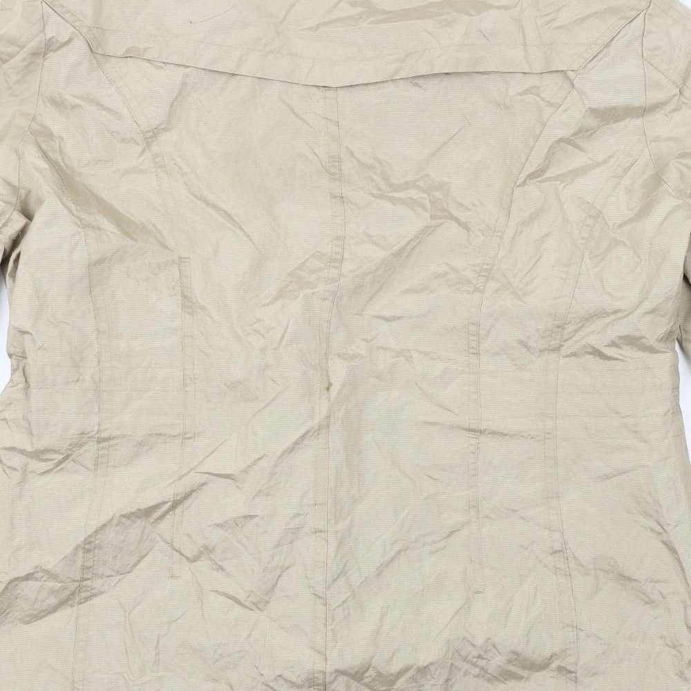 soon Womens Beige Jacket Coat Size 14