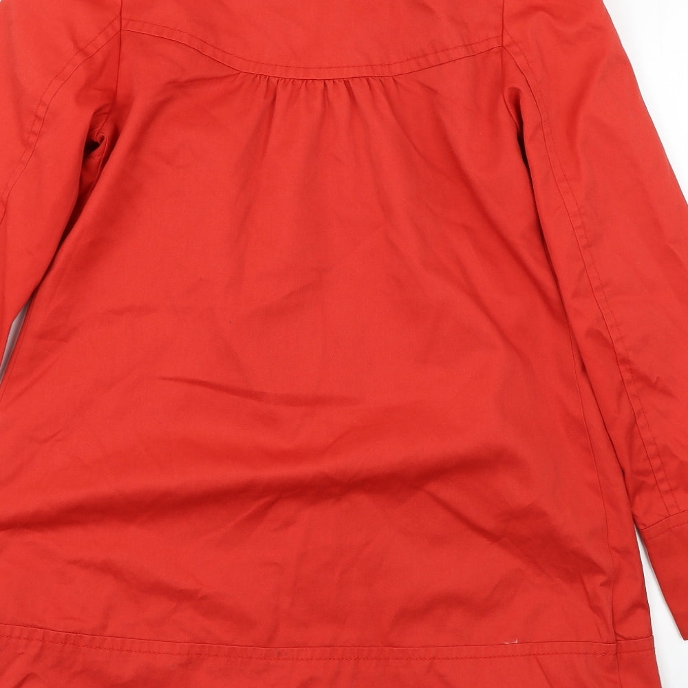 H&M Womens Red Jacket Coat Size 4