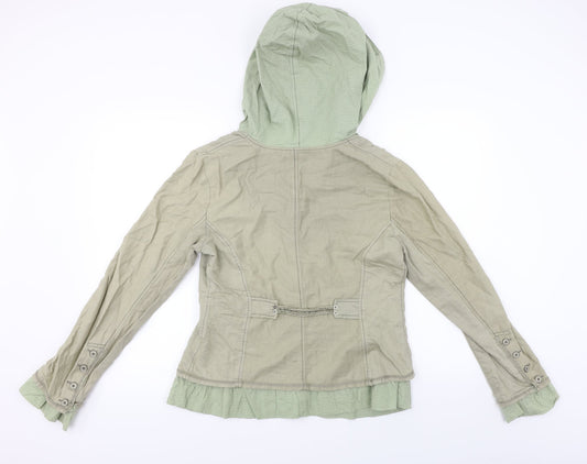 NILE Womens Green Jacket Coat Size M
