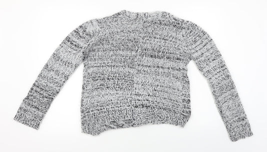 D-xel Womens Grey Cardigan Jumper Size 14