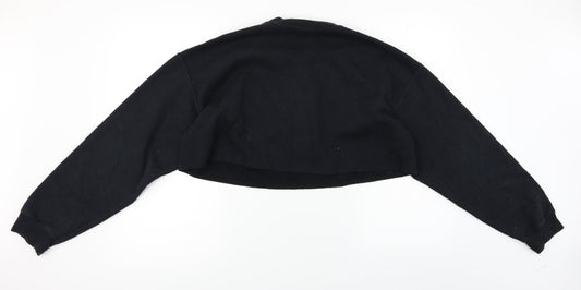PRETTYLITTLETHING Womens Black Pullover Jumper Size M