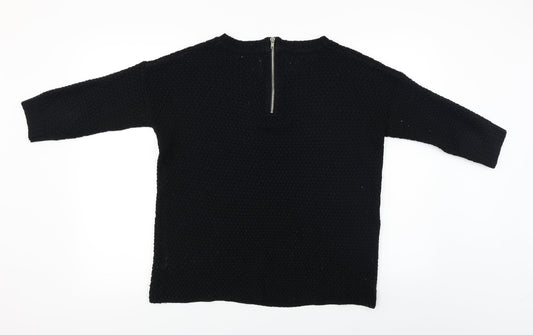 Jaqueline deYong Womens Black Pullover Jumper Size S