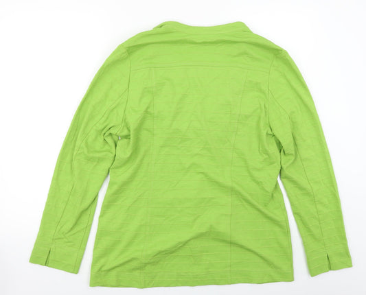 Sommermann Womens Green Cardigan Jumper Size 40