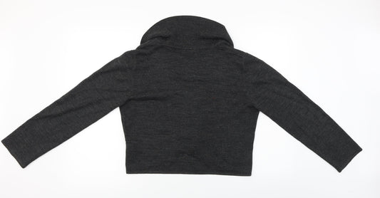 minunet Womens Black Pullover Jumper Size 16