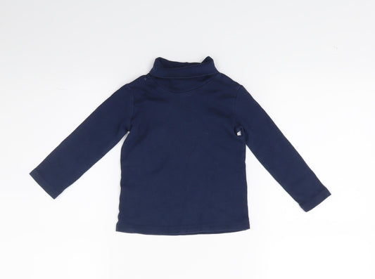 H&M Girls Blue Pullover Jumper Size 2 Years