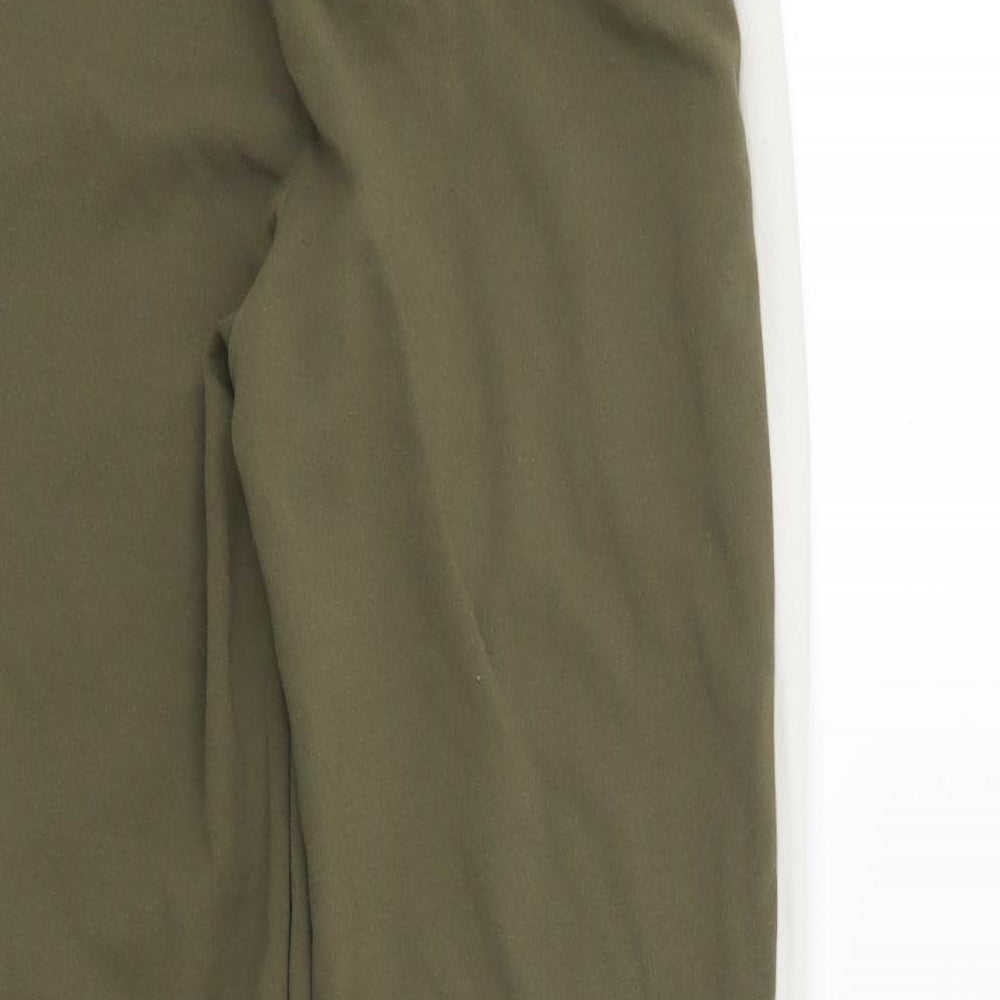 PRETTYLITTLETHING Womens Green Jogger Trousers Size 6 L26 in