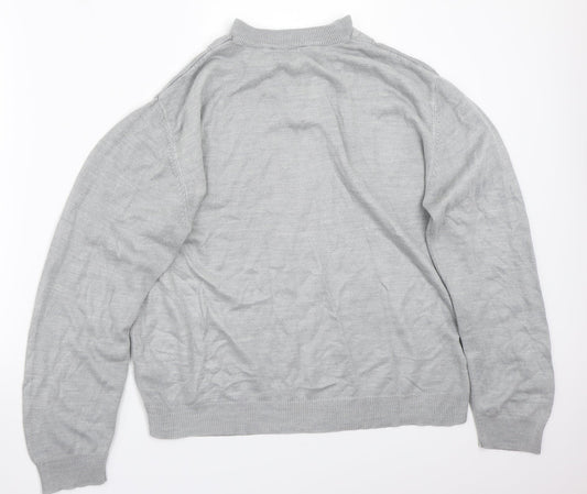 UrbanSpirit Mens Grey Pullover Jumper Size L