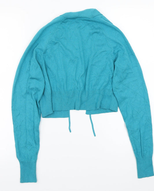 Preworn Womens Blue Cardigan Jumper Size 12