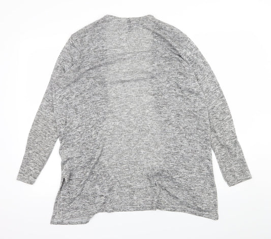 H&M Womens Grey Knit Cardigan Jumper Size M